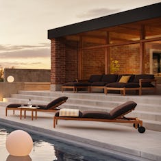 Terassi Chaise Lounge in sable