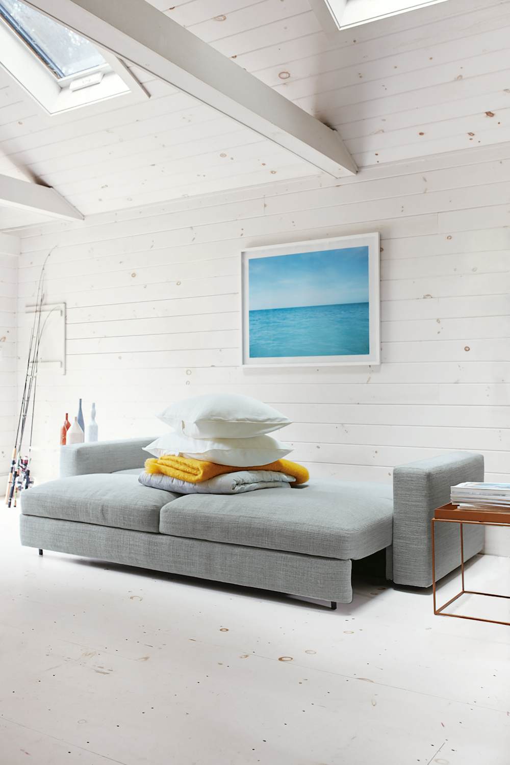 Reid Sleeper Sofa in a living room setting