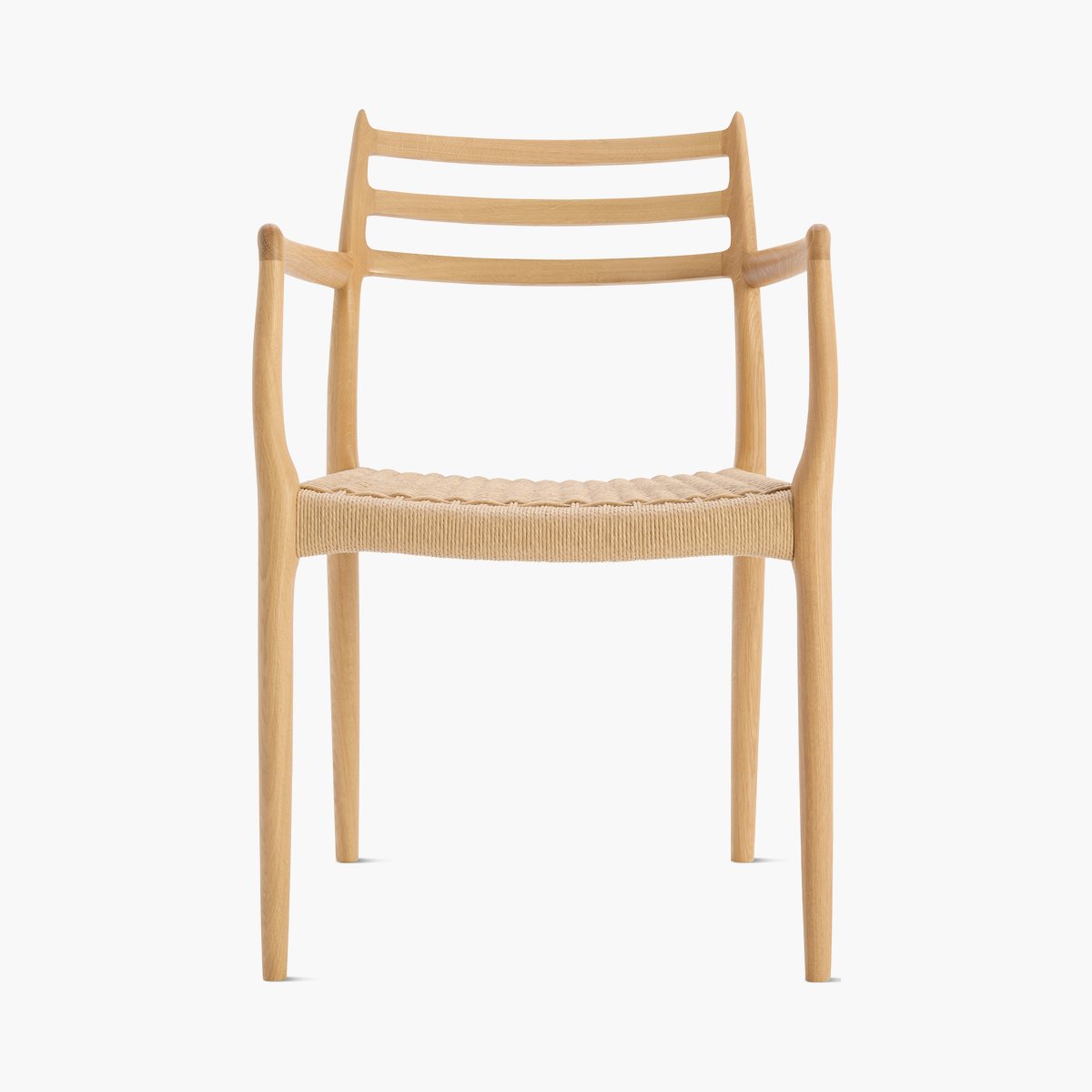 Moller Model 62 Armchair with Woven Seat