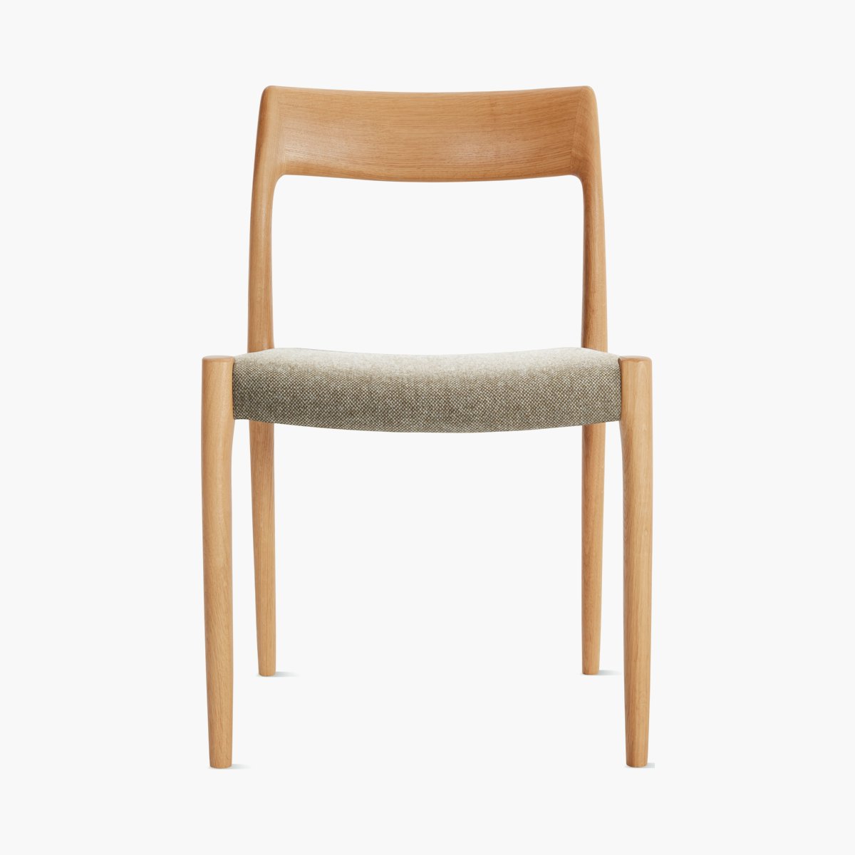 M&oslash;ller Model 77 Side Chair, Upholstered Seat