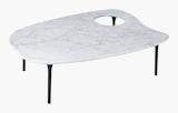 Cyclade Table, low marble